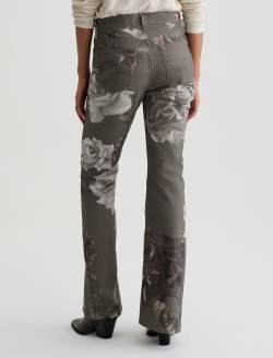 Farrah Boot SUD Pant Winter Flower Sueded Sateen Mid-Rise Boot WOMENS BOTTOMS Photo 8