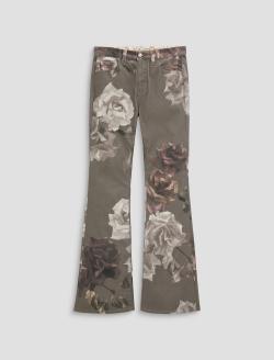 Farrah Boot SUD Pant Winter Flower Sueded Sateen Mid-Rise Boot WOMENS BOTTOMS Photo 1