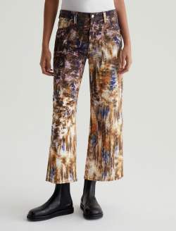 Saige Wide Leg Crop SUD Blurry Night Art Project Mid-Rise Wide Leg WOMENS BOTTOMS Photo 2