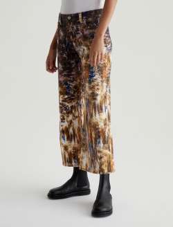 Saige Wide Leg Crop SUD Blurry Night Art Project Mid-Rise Wide Leg WOMENS BOTTOMS Photo 4