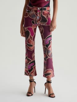 Farrah Boot Crop SUD Kiss Art Project Mid-Rise Boot WOMENS BOTTOMS Photo 3