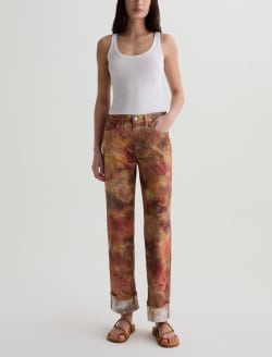 Brinley SUD Autumn Leaves Art Project Mid-Rise Straight WOMENS BOTTOMS Photo 2