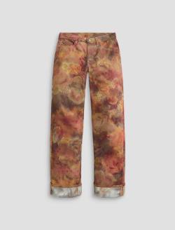 Brinley SUD Autumn Leaves Art Project Mid-Rise Straight WOMENS BOTTOMS Photo 9