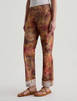 Brinley SUD Autumn Leaves Art Project Mid-Rise Straight WOMENS BOTTOMS Photo 5