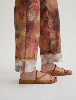 Brinley SUD Autumn Leaves Art Project Mid-Rise Straight WOMENS BOTTOMS Photo 6