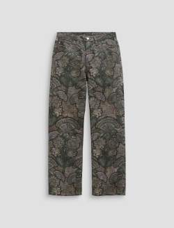 Brinley SUD Pant Boho Quilting Sueded Mid-Rise Straight WOMENS BOTTOMS Photo 1