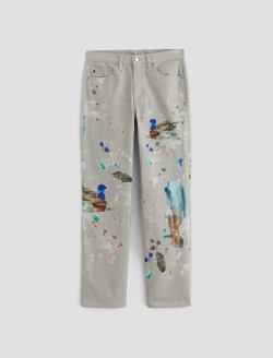 Brinley SUD Calm Lake Art Project Mid-Rise Straight WOMENS BOTTOMS Photo 1