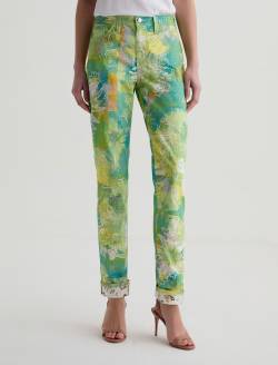 Brinley SUD Tropical Garden Art Project Mid-Rise Straight WOMENS BOTTOMS Photo 3