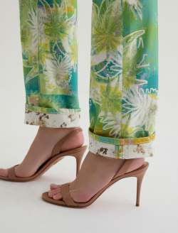 Brinley SUD Tropical Garden Art Project Mid-Rise Straight WOMENS BOTTOMS Photo 6