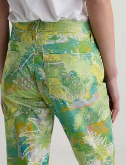 Brinley SUD Tropical Garden Art Project Mid-Rise Straight WOMENS BOTTOMS Photo 7