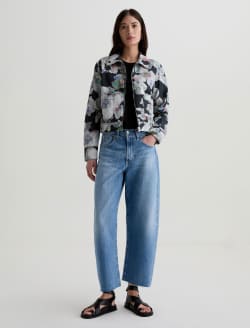 Jo Jacket SUD Flowers Sketch Art Project Utility Jacket WOMENS TOPS Photo 5