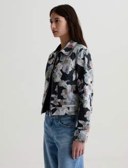 Jo Jacket SUD Flowers Sketch Art Project Utility Jacket WOMENS TOPS Photo 7