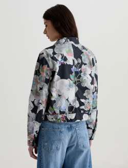 Jo Jacket SUD Flowers Sketch Art Project Utility Jacket WOMENS TOPS Photo 8