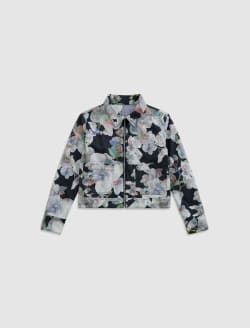 Jo Jacket SUD Flowers Sketch Art Project Utility Jacket WOMENS TOPS Photo 1
