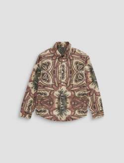 Vita SUD Shirt Jacket Tribal Square Sueded Relaxed Shirt Jacket WOMENS TOPS Photo 1