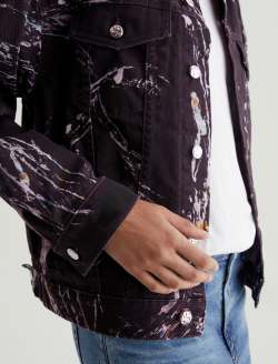 Haylee Jacket Action Painting Art Project Oversized Trucker Jacket WOMENS TOPS Photo 3