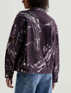 Haylee Jacket Action Painting Art Project Oversized Trucker Jacket WOMENS TOPS Photo 8