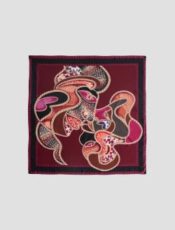 AG Scarf Kiss Art Project Silk Scarf ACCESSORIES Photo 1