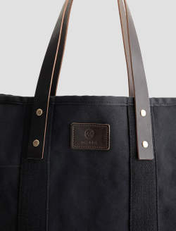 Amalfi Tote Black Shopper Tote Bag ACCESSORIES Photo 3