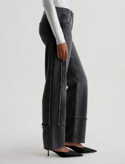 Brinley Paneled Jean Overnight Mid-Rise Straight WOMENS BOTTOMS Photo 5