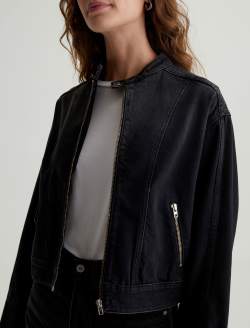 Laney Jacket Demure Moto Jacket WOMENS TOPS Photo 3