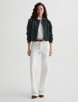 Lincoln Jacket Dark Green Bomber Jacket WOMENS TOPS Photo 5