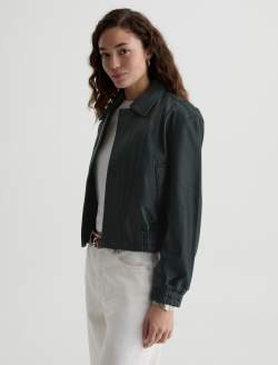 Lincoln Jacket Dark Green Bomber Jacket WOMENS TOPS Photo 7