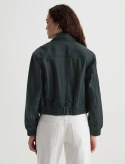 Lincoln Jacket Dark Green Bomber Jacket WOMENS TOPS Photo 8