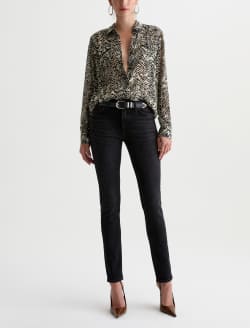 Melia Western Shirt Glam Safari Long-Sleeve Snap Button WOMENS TOPS Photo 5