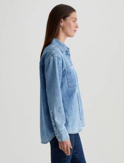 Leny Salt Water Relaxed Shirt WOMENS TOPS Photo 4