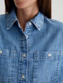 Leny Salt Water Relaxed Shirt WOMENS TOPS Photo 6
