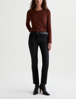 Mari Jean Octave Mid-Rise Slim Straight WOMENS BOTTOMS Photo 2
