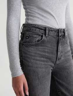 Saige Wide Leg Crop Jean Cello Mid-Rise Fit WOMENS BOTTOMS Photo 4