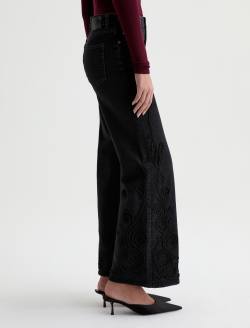 Saige Wide Leg Jean Bebop Mid-Rise Fit WOMENS BOTTOMS Photo 5