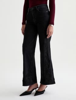 Saige Wide Leg Jean Bebop Mid-Rise Fit WOMENS BOTTOMS Photo 7