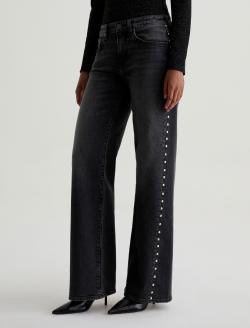 Adria Studded Immensity Studded Low-Rise Wide Leg WOMENS BOTTOMS Photo 6