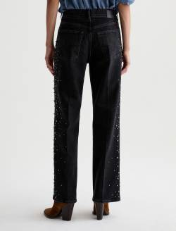 Billie Jean Black Tie Low Slung Straight Leg WOMENS BOTTOMS Photo 8