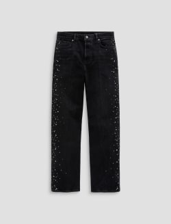 Billie Jean Black Tie Low Slung Straight Leg WOMENS BOTTOMS Photo 1