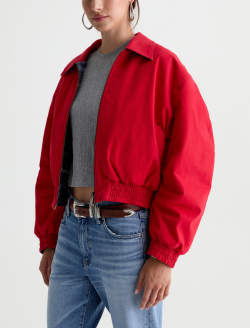 Janice Bomber Jazz Club Reversible Jacket WOMENS TOPS Photo 7