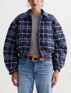 Janice Bomber Jazz Club Reversible Jacket WOMENS TOPS Photo 9