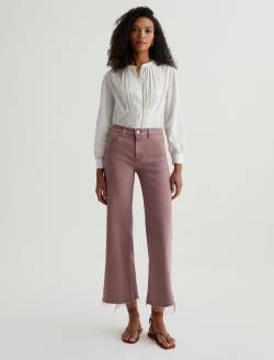 Saige Wide Leg Crop Sulfur Dusty Mauve Mid-Rise Wide Leg WOMENS BOTTOMS Photo 2