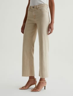 Saige Wide Leg Crop Sulfur Pumice Mid-Rise Wide Leg WOMENS BOTTOMS Photo 5