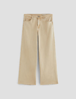 Women Saige Wide Leg Crop Sulfur Pumice at AG Jeans Official