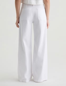 Stella Cinched White Low Slung Palazzo WOMENS BOTTOMS Photo 8