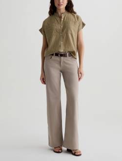 Adria Simple Taupe Low-Rise Wide Leg WOMENS BOTTOMS Photo 2