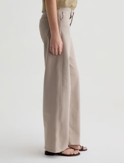 Adria Simple Taupe Low-Rise Wide Leg WOMENS BOTTOMS Photo 5