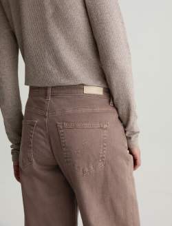 Adria Jean Sulfur Taupe Grey Low-Rise Wide Leg WOMENS BOTTOMS Photo 7