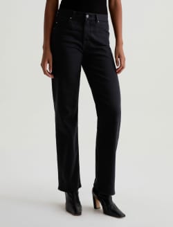 Brinley Jean Black Mid-Rise Straight WOMENS BOTTOMS Photo 3