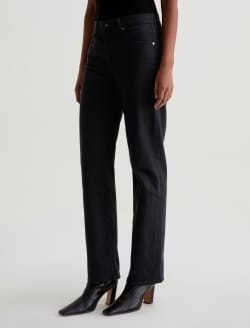 Brinley Jean Black Mid-Rise Straight WOMENS BOTTOMS Photo 6