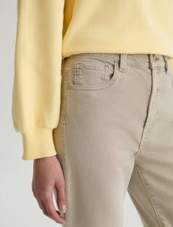 Brinley Jean Sulfur Light Taupe Mid-Rise Straight WOMENS BOTTOMS Photo 4
